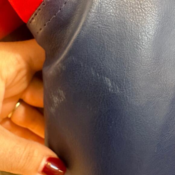 Red Sox Zip Up Heavy Letterman Varsity Coat, EUC, Sz 7 (7C) - Picture 6 of 10